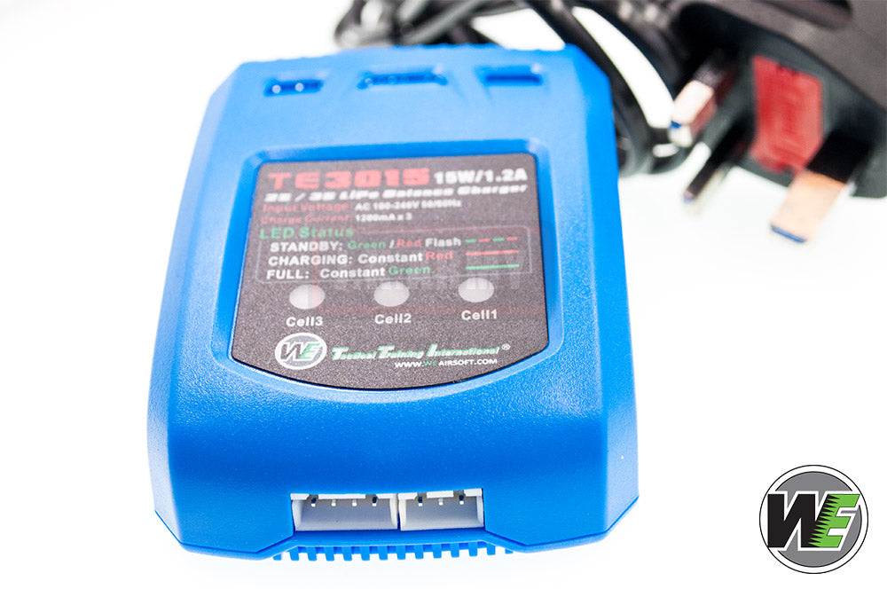 WE LiPo / LiFe / NiMH Charger Model TE3015 ( UK Type Adapter )