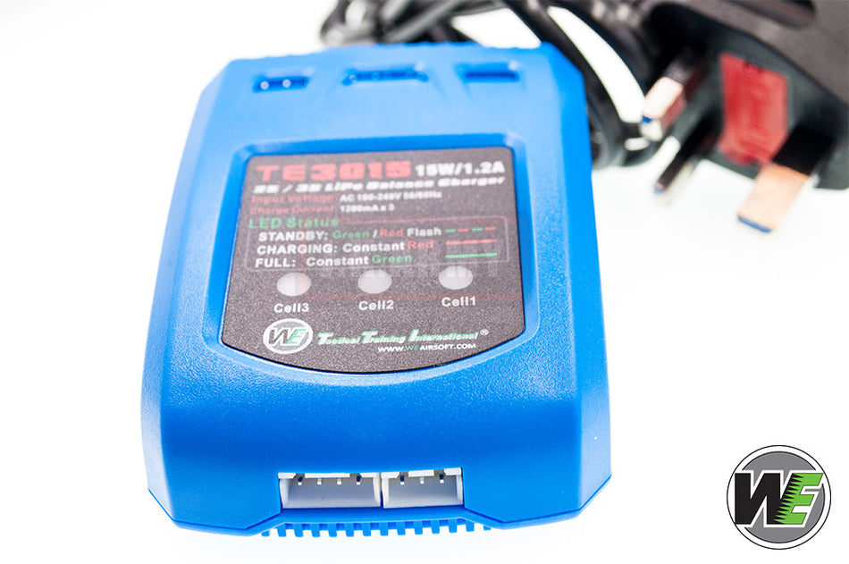 WE LiPo / LiFe / NiMH Charger Model TE3015 ( UK Type Adapter )