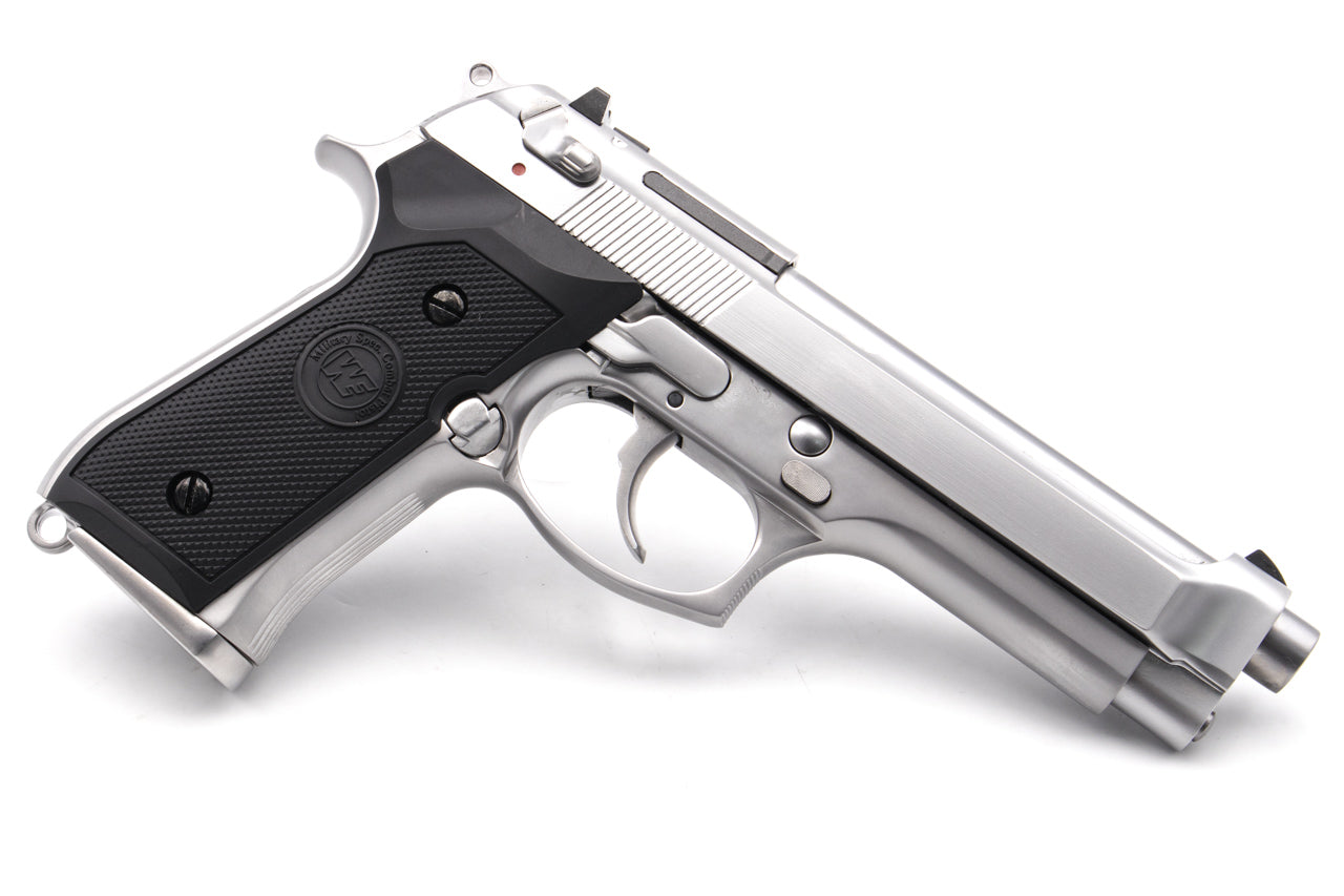 WE M9 Full Metal GBB Pistol Airsoft Gen2 New System ( Silver )