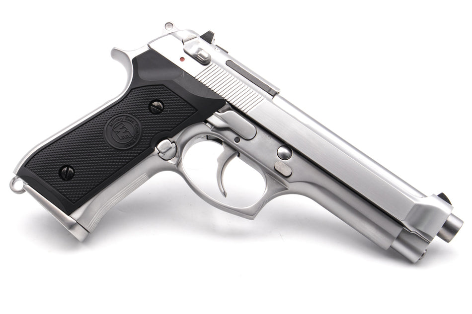 WE M9 Full Metal GBB Pistol Airsoft Gen2 New System ( Silver )