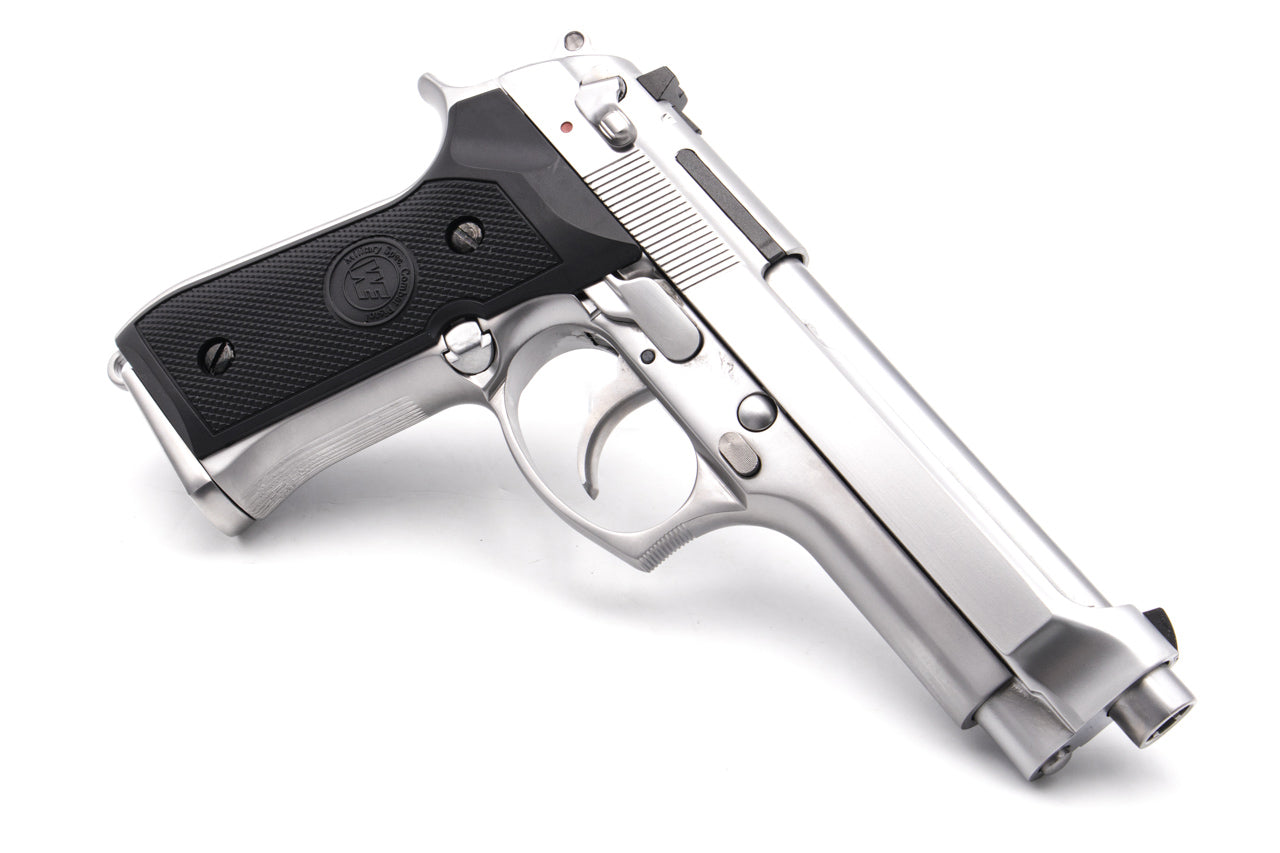 WE M9 Full Metal GBB Pistol Airsoft Gen2 New System ( Silver )