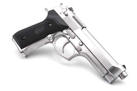 WE M9 Full Metal GBB Pistol Airsoft Gen2 New System ( Silver )