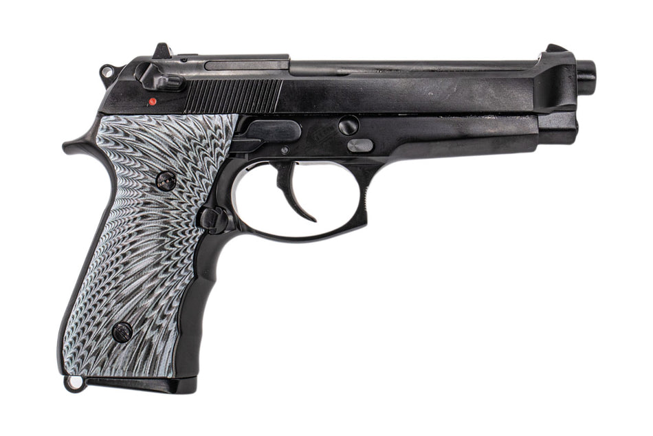 WE M92 Eagle Full Auto GBB Pistol Airsoft ( New System ) ( Black )