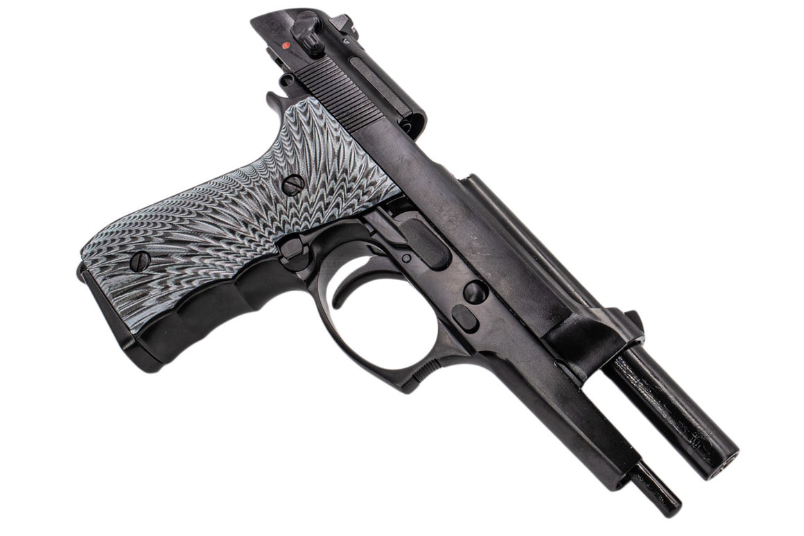 WE M92 Eagle Full Auto GBB Pistol Airsoft ( New System ) ( Black )
