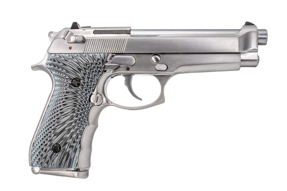 WE M92 Eagle Full Auto GBB Pistol Airsoft ( 2022 New System ) ( Silver )