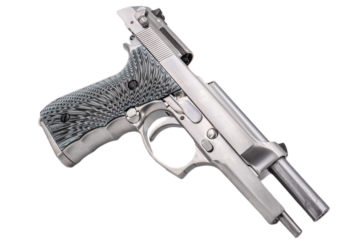 WE M92 Eagle Full Auto GBB Pistol Airsoft ( 2022 New System ) ( Silver )