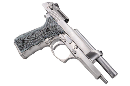 WE M92 Eagle Full Auto GBB Pistol Airsoft ( 2022 New System ) ( Silver )