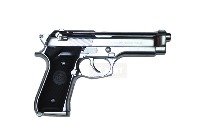 WE Chrome Edition M92F GBB Pistol