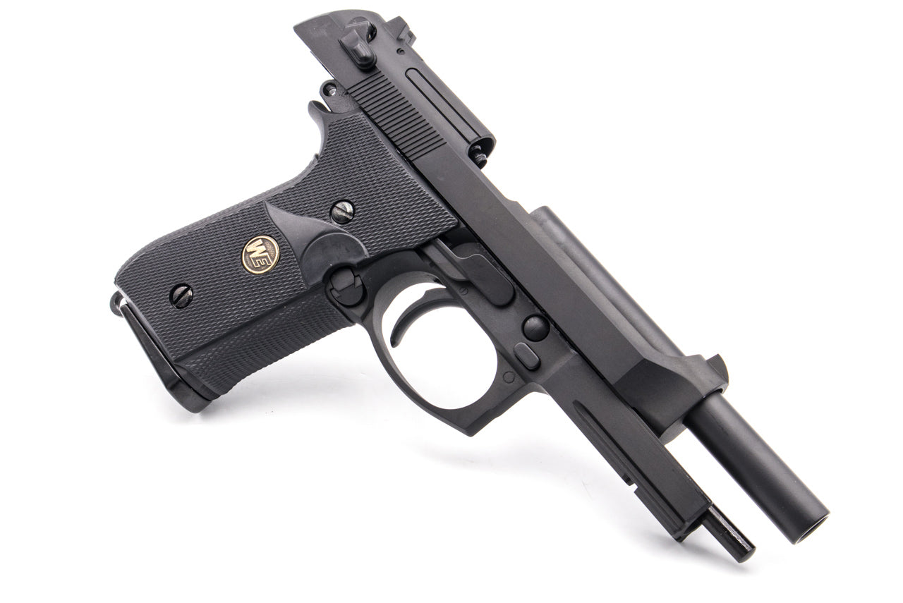 WE M9A1 Full Metal GBB Pistol ( Black ) ( USMC ver. )