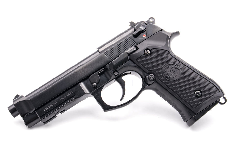 WE M9A1 Rail Full Metal Airsoft GBB Pistol ( Black )