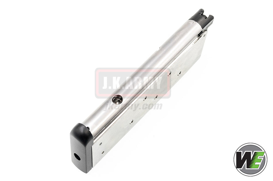 WE MEU GBB Pistol 15 Rds Gas Magazine ( Silver ) ( MEU / 1911 Mag )
