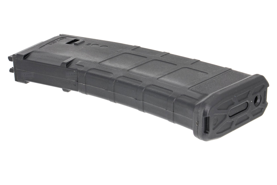 WE MUSOKEN P Style M4 GBB 30Rds Gas Magazine for WE M4 AR 416 GBB Series ( Black ) ( Open Chamber System )