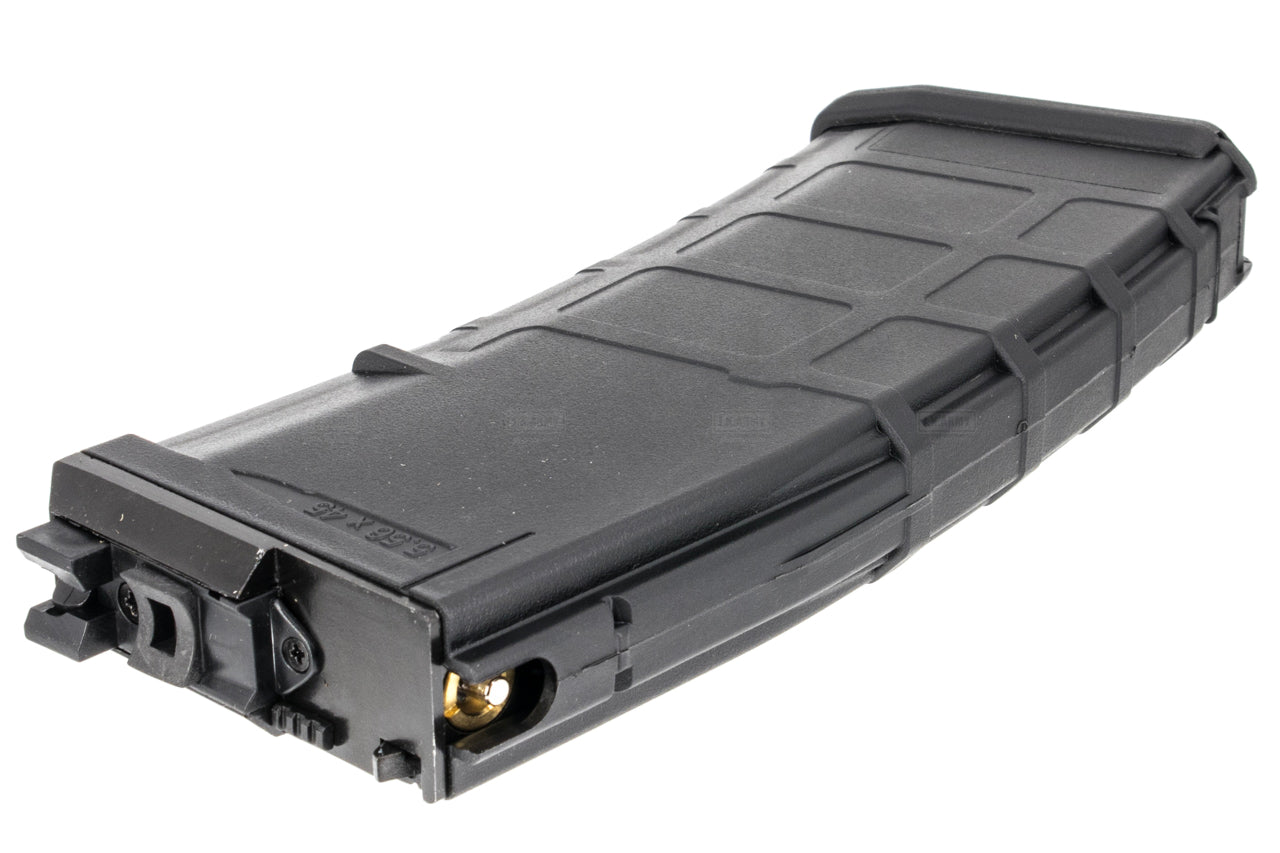 WE MUSOKEN P Style M4 GBB 30Rds Gas Magazine for WE M4 AR 416 GBB Series ( Black ) ( Open Chamber System )