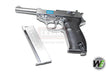WE P38L GBB Pistol Airsoft ( Silver )