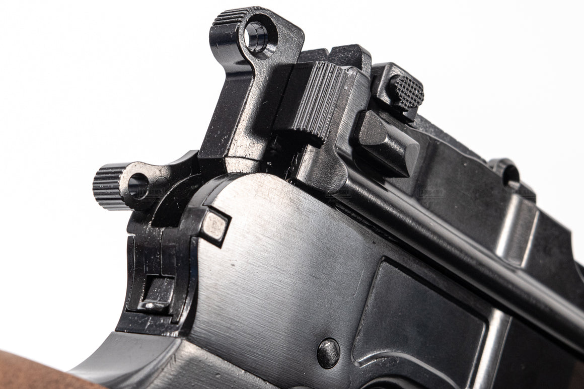 WE M712 Carbine Gas Blow Back GBB Pistol Airsoft ( No Marking Version ) ( Mauser C96 Style )