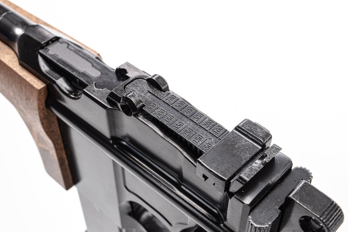 WE M712 Carbine Gas Blow Back GBB Pistol Airsoft ( No Marking Version ) ( Mauser C96 Style )