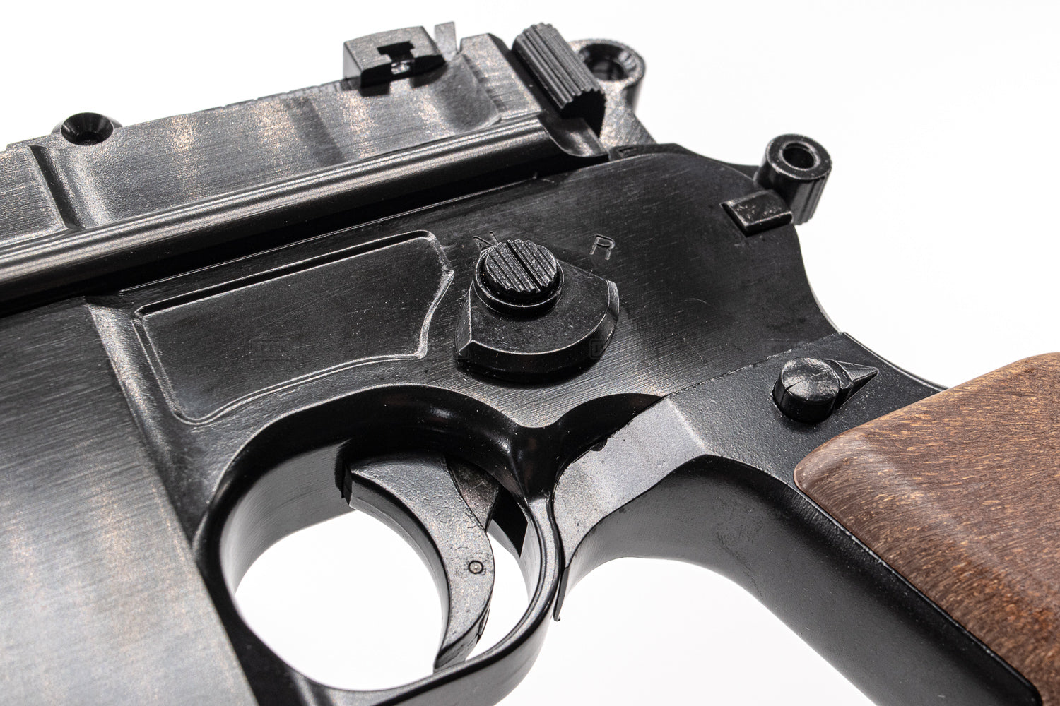 WE M712 Carbine Gas Blow Back GBB Pistol Airsoft ( No Marking Version ) ( Mauser C96 Style )