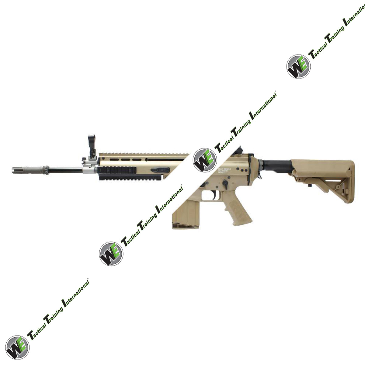 WE SCA Heavy M4 Stock Airsoft GBB Rifle  ( DE ) ( MK17 ) ( SEAL EDITION Crane Stock )