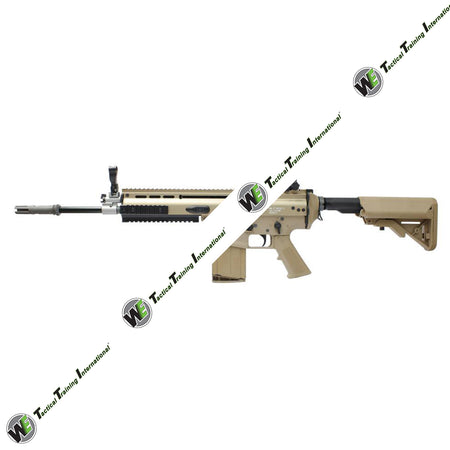 WE SCA Heavy M4 Stock Airsoft GBB Rifle  ( DE ) ( MK17 ) ( SEAL EDITION Crane Stock )