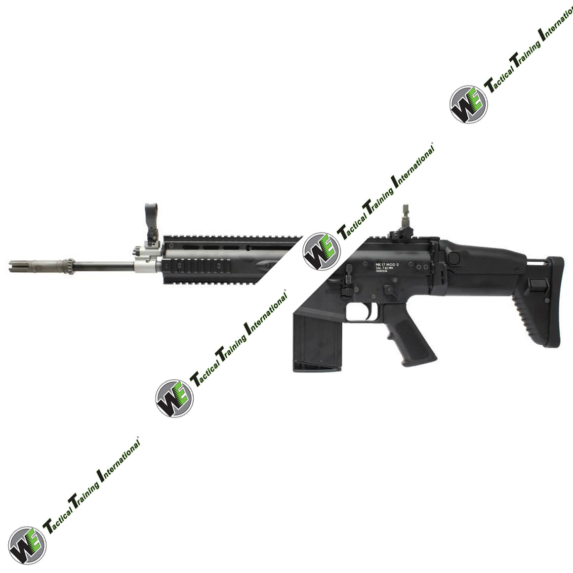 WE SCA Heavy Airsoft GBB Rifle  ( BK ) ( MK17 )
