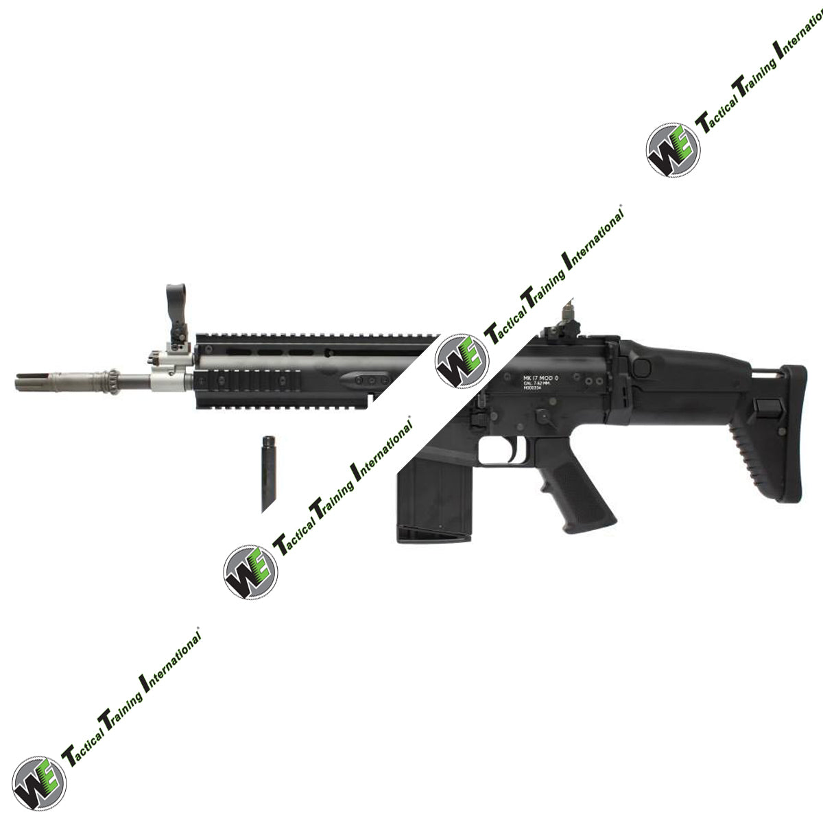 WE SCA Heavy Airsoft GBB Rifle  ( BK ) ( MK17 )