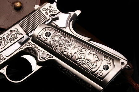 WE 1911 Classic Floral Pattern GBB Pistol Airsoft