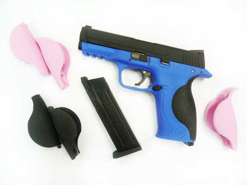 WE Toucan Metal Slide GBB Pistol ( Blue ) ( BK Slide, Blue Frame )