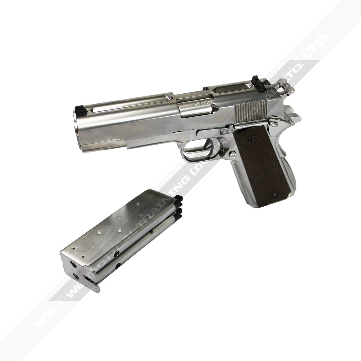 WE Double Barrel 1911 Full Metal GBB Pistol Airsoft ( SV )