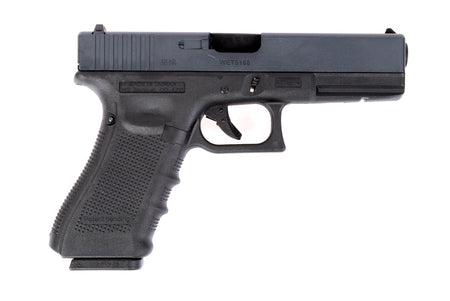 WE Model 17 G4 Metal Slide GBB Pistol ( Black )