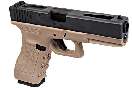 WE Model 18C G3 Metal Slide GBB Pistol ( TAN ) ( BK Metal Slide, Sand Frame )