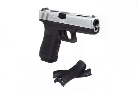WE Model 18C G4 Metal Slide GBB Pistol ( SV ) ( SV Metal Slide, Black Frame )