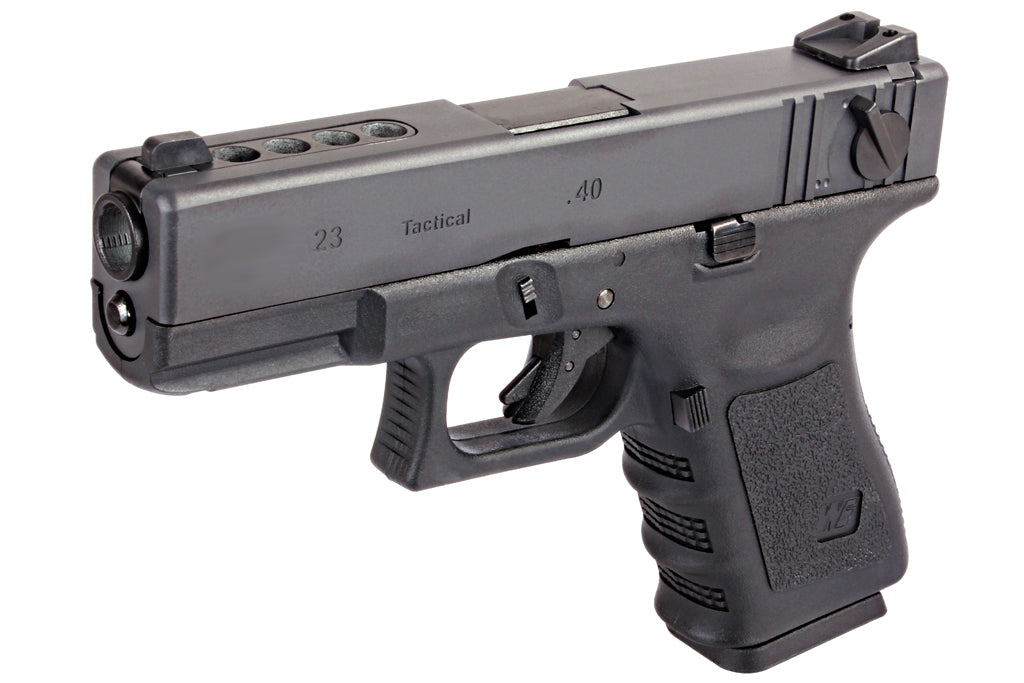 WE Model 2.3 Metal Slide GBB Pistol ( Black )