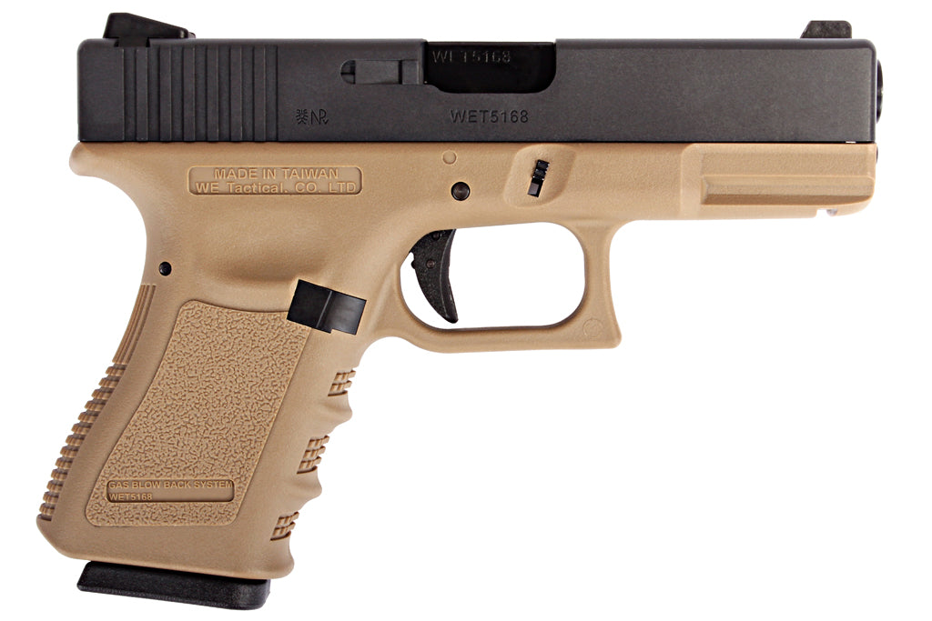 WE Model 2.3 Metal Slide GBB Pistol ( Tan )