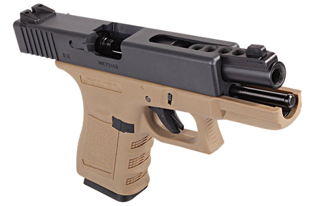 WE Model 2.3 Metal Slide GBB Pistol ( Tan )