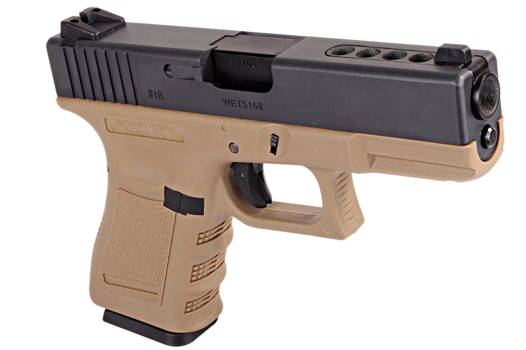 WE Model 2.3 Metal Slide GBB Pistol ( Tan )