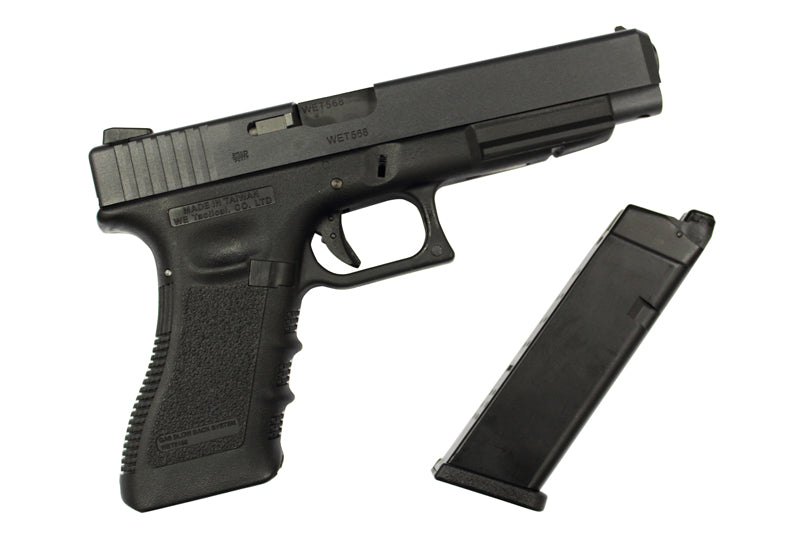 WE Model 3.4 Metal Slide GBB Pistol ( BK )