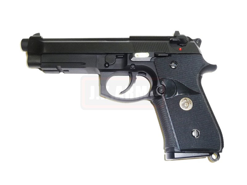 WE M9A1 Full Metal GBB Pistol ( Black ) ( USMC ver. )