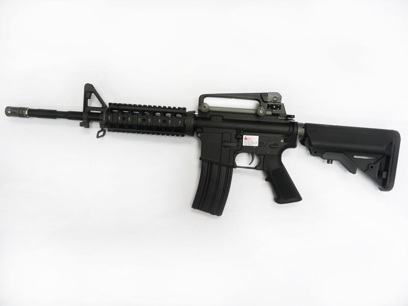 WE Full Metal M4 RIS KATANA Airsoft AEG Rifle ( BK ) ( No Marking )