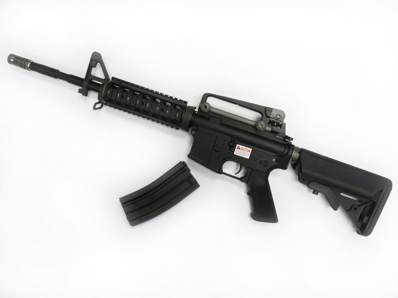WE Full Metal M4 RIS KATANA Airsoft AEG Rifle ( BK ) ( No Marking )