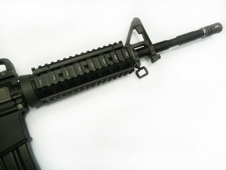 WE Full Metal M4 RIS KATANA Airsoft AEG Rifle ( BK ) ( No Marking )