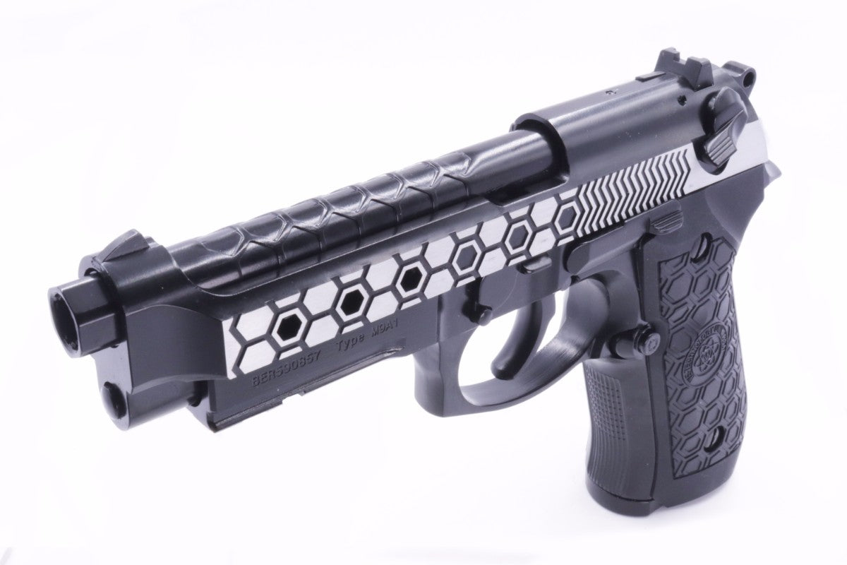 WE M9A1 Hex Cut GBB Airsoft Pistol 2 Tone