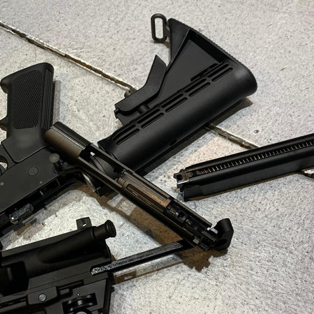 WE M4A1 PCC Version GBB Rifle ( Black )