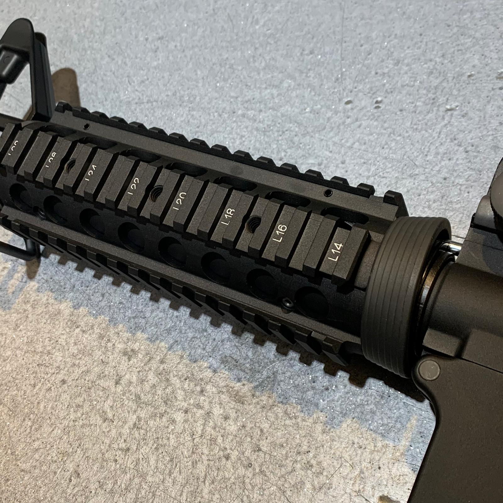 WE M4 RIS PCC Version GBB Rifle Airsoft ( Black )