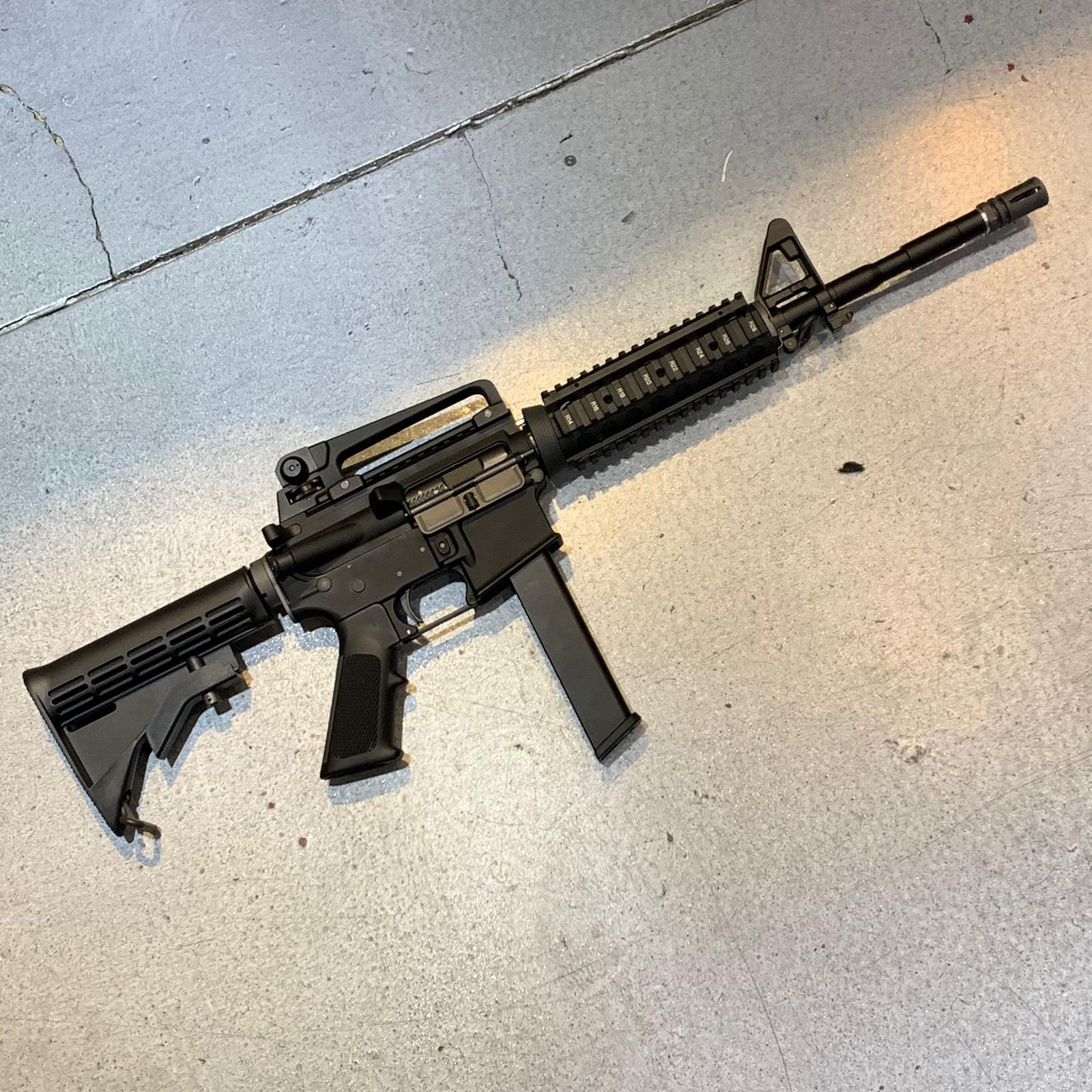 WE M4 RIS PCC Version GBB Rifle Airsoft ( Black )