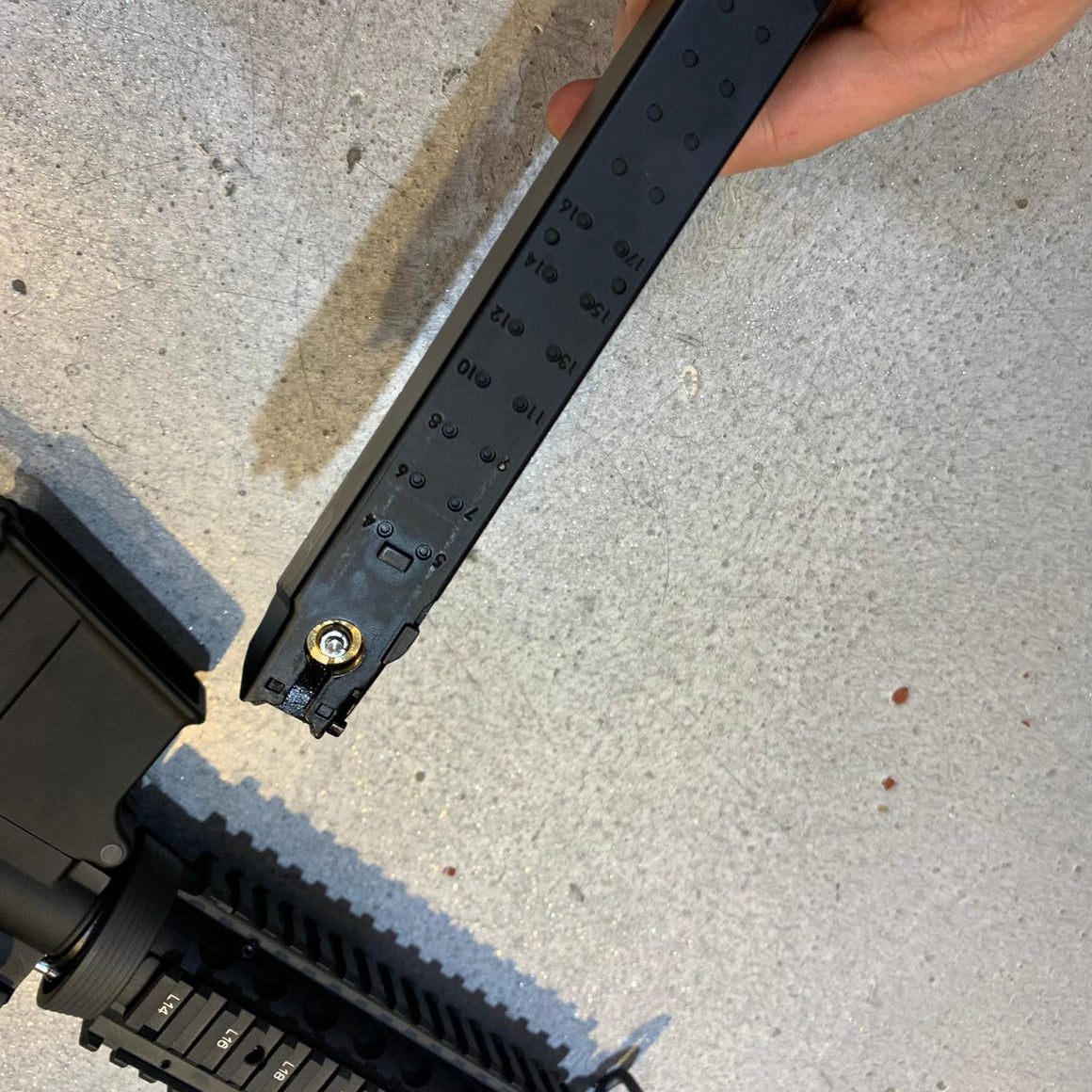 WE M4 RIS PCC Version GBB Rifle Airsoft ( Black )