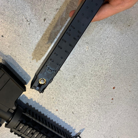 WE M4 RIS PCC Version GBB Rifle Airsoft ( Black )