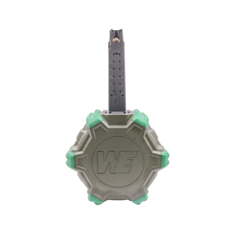 WE Drum Gas Magazine 350 Rds OD for WE PCC GBB ( Drum Mag )