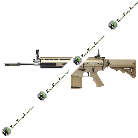 WE SCA Heavy M4 Stock Airsoft GBB Rifle  ( DE ) ( MK17 ) ( SEAL EDITION Crane Stock )