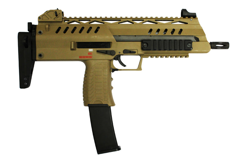 WE SMG-8 Airsoft Gas Blowback ( GBB ) ( Tan )