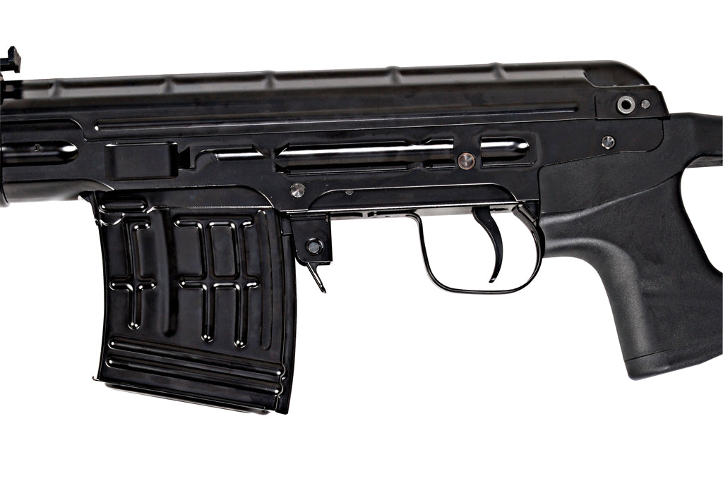 WE ACE VD ( SVD ) Sniper GBB Rifle ( Black , Aluminum )